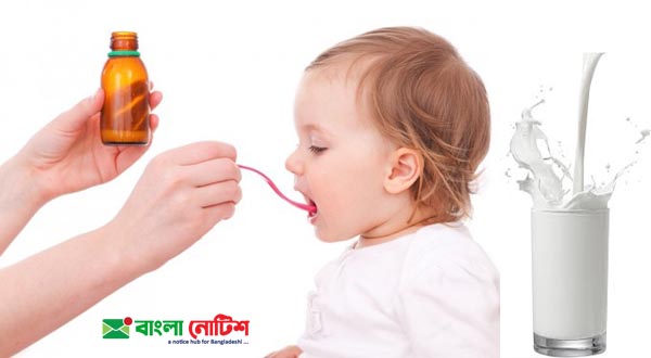 এন্টিবায়ােটিক সিরাপ ঝাঁকিয়ে খেতে হয় কেন - দুধ কী জাতীয় মিশ্রণ