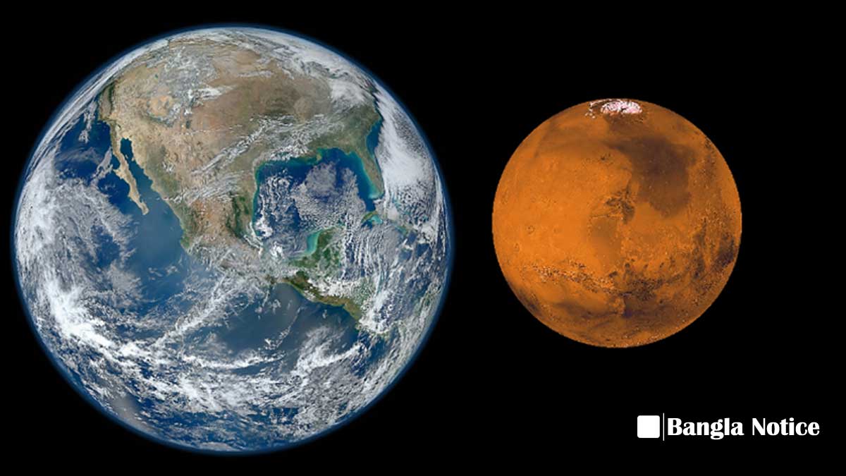 পৃথিবী ও মঙ্গল গ্রহের বৈশিষ্ট্যের তুলনামূলক বিশ্লেষণ সম্পর্কিত প্রতিবেদন